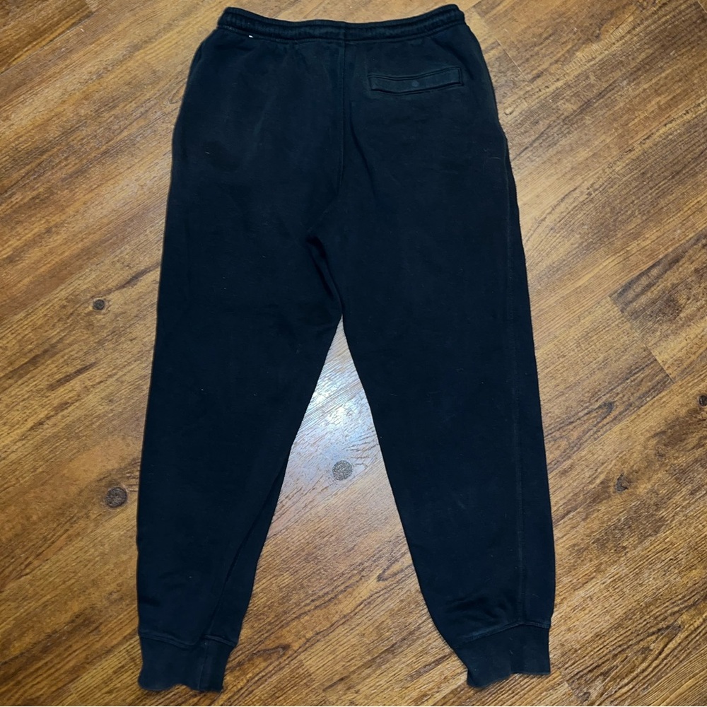 Nike Sportswear Retro Black Athletic Joggers Embroidered Orange Blue Logo Size M - Picture 7 of 11
